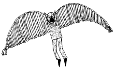不思議好き人間 世界のｕｍａ 飛行生物 オウルマン バードマン